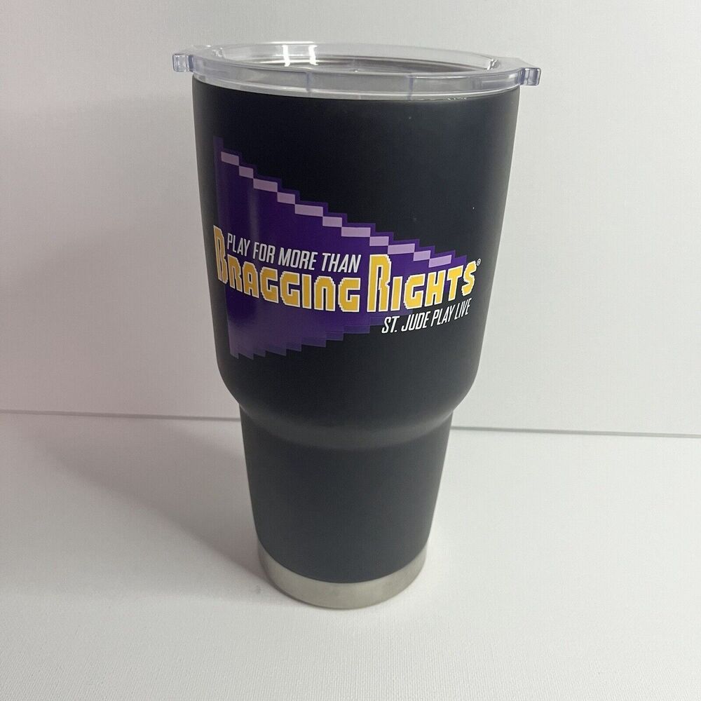 St Jude Play Live Double Wall 30 oz Tumbler Play For More Than Bragging Rights